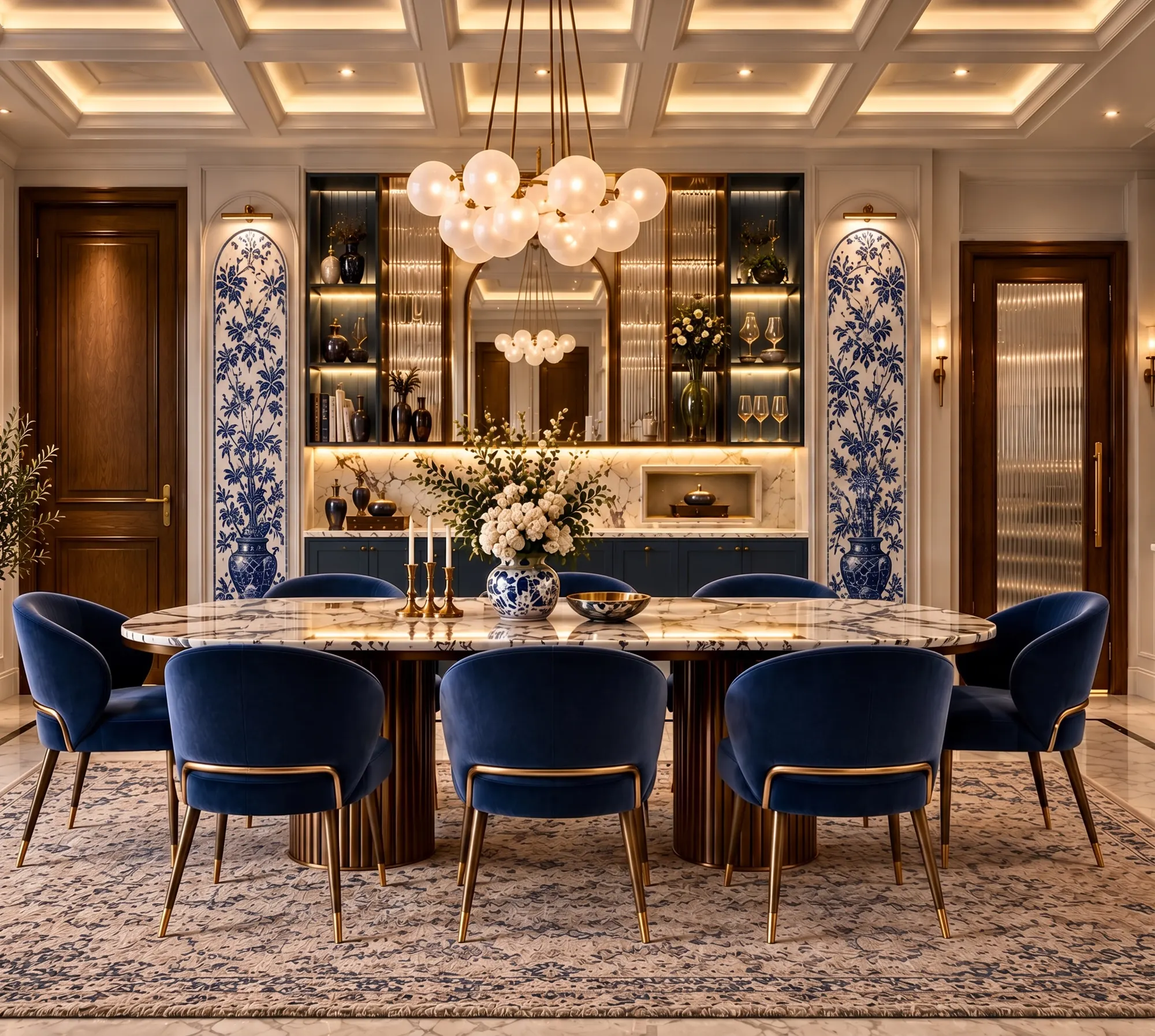 Indigo Dining Room: dining room