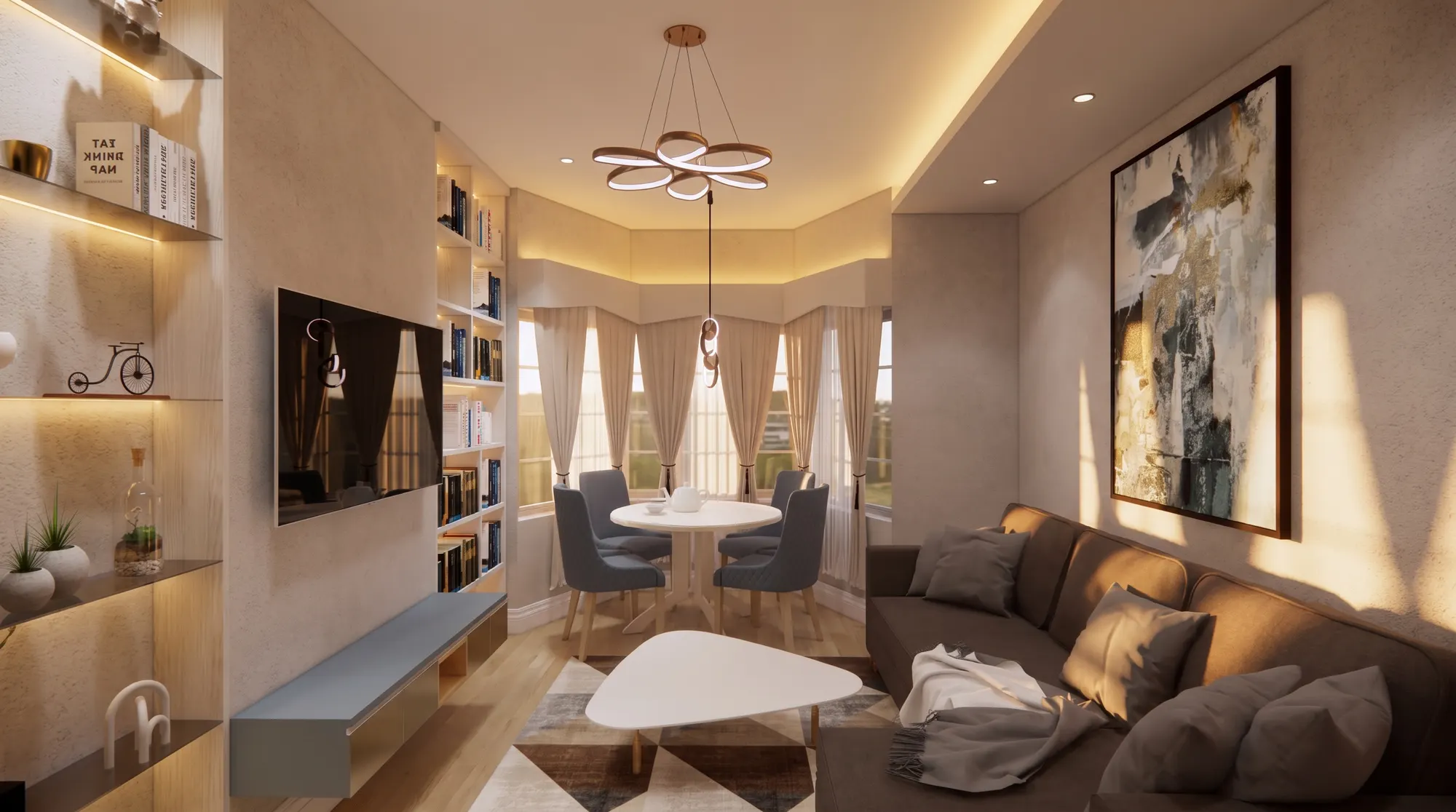 The Pearl Apartment: full apartment