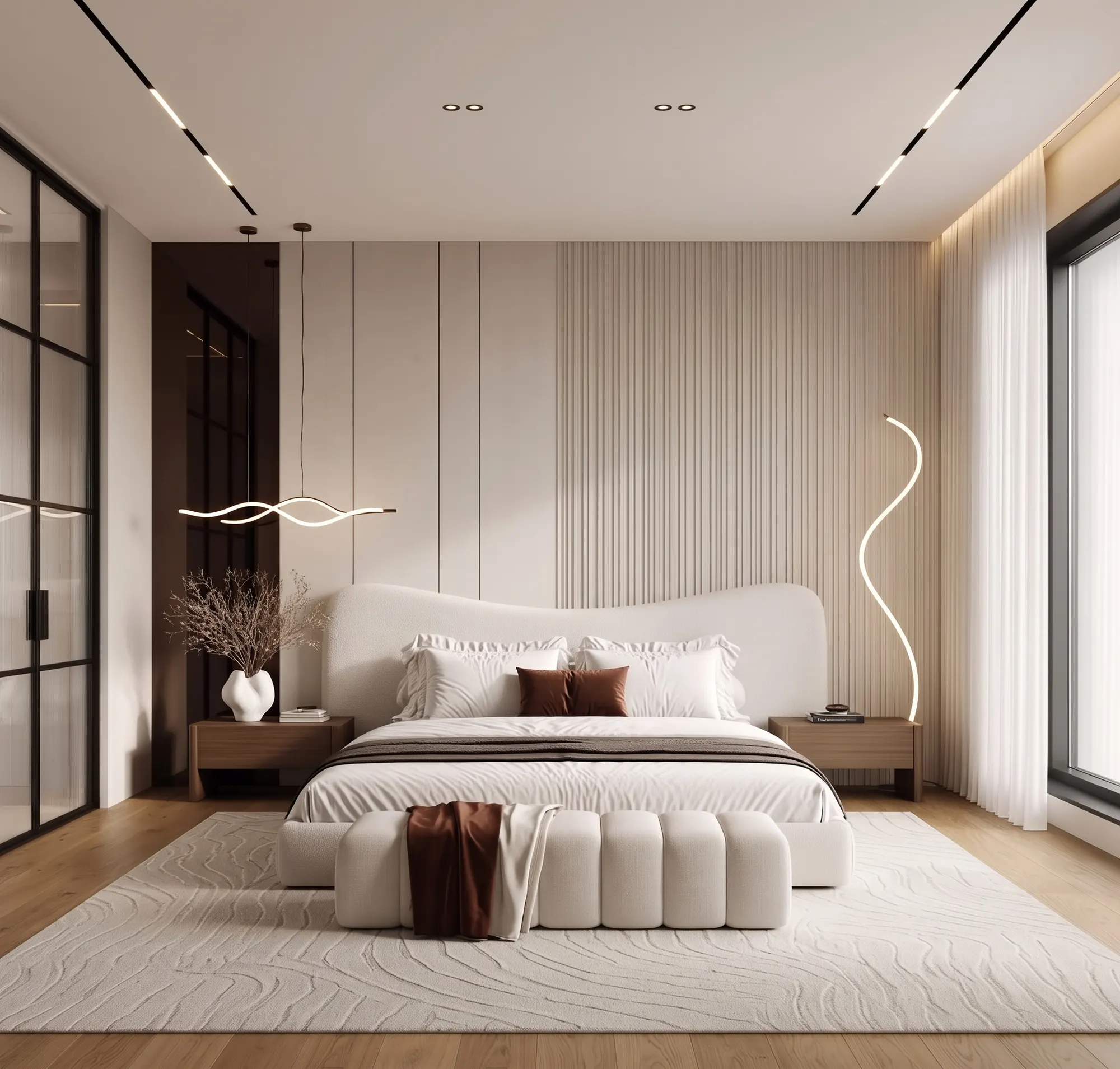 Soft Wave Bedroom